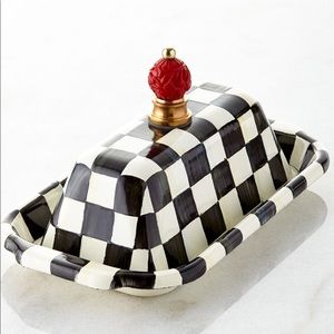 MacKenzie Childs Butter Dish